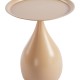 Βοηθητικό τραπέζι Samino  μέταλλο cappuccino Φ39x42εκ