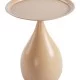 Βοηθητικό τραπέζι Samino  μέταλλο cappuccino Φ39x42εκ