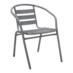 Τραπεζαρία Valor-Tade  σετ 5τεμ μέταλλο ανθρακί-γυαλί 110x60x70εκ