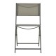 Καρέκλα Jeve  πτυσσόμενη μέταλλο-textilene σε ανθρακί απόχρωση 46x51x81εκ