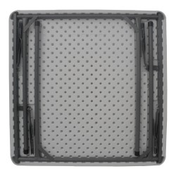 Τραπέζι catering Comfort  πτυσσόμενο σε λευκή απόχρωση 80x80x74εκ