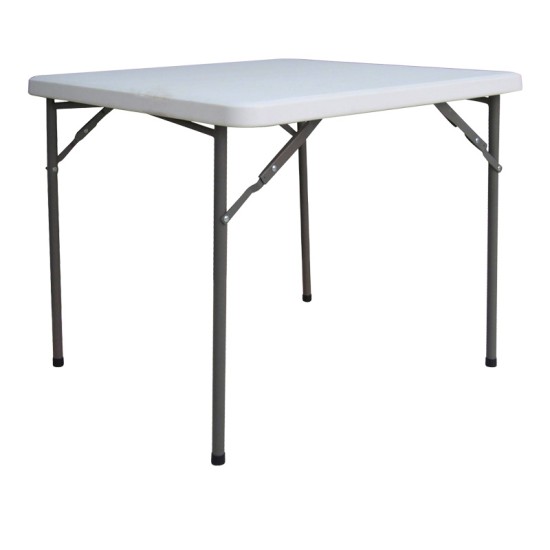 Τραπέζι catering Comfort πτυσσόμενο σε λευκή απόχρωση 80x80x74εκ Τραπέζι catering Comfort πτυσσόμενο σε λευκή απόχρωση 80x80x74εκ