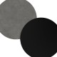 Σύνθετο σαλονιού επιτοίχιο Topaz pakoworld ανθρακί-μαύρο 174.5x27x145εκ Model: 176-000103