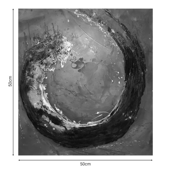 Πίνακας σε καμβά Hodfon  ψηφιακής εκτύπωσης 50x1.8x50εκ Model: 176-000165