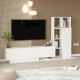 Σύνθετο σαλονιού Damon σε λευκή απόχρωση 140x29.5x39.5εκ Σύνθετο σαλονιού Damon σε λευκή απόχρωση 140x29.5x39.5εκ