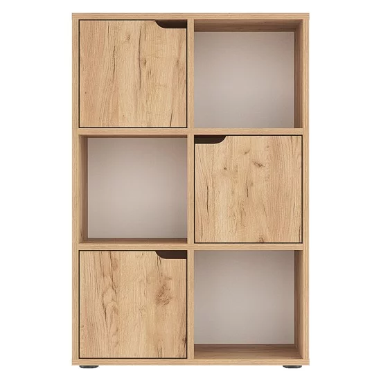 Βιβλιοθήκη Bookel μελαμίνης σε oak απόχρωση 59.5x27.5x89εκ Βιβλιοθήκη Bookel μελαμίνης σε oak απόχρωση 59.5x27.5x89εκ