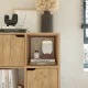 Βιβλιοθήκη Bookel μελαμίνης σε oak απόχρωση 59.5x27.5x89εκ Βιβλιοθήκη Bookel μελαμίνης σε oak απόχρωση 59.5x27.5x89εκ
