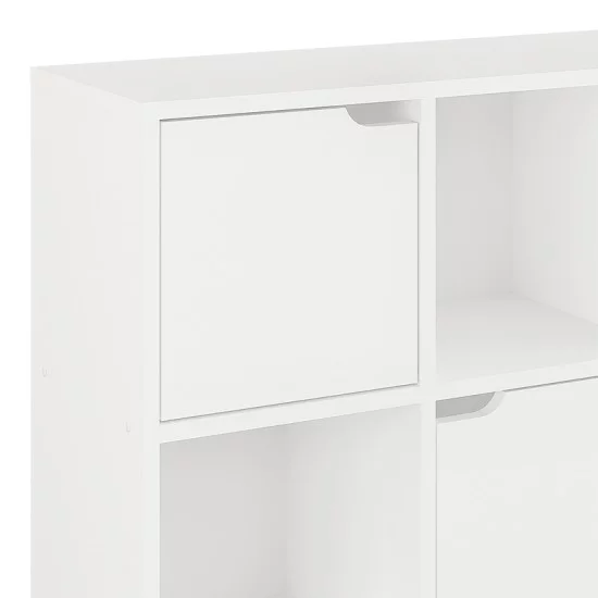 Βιβλιοθήκη Bookel σε λευκή απόχρωση 88.5x27.5x89.3εκ Βιβλιοθήκη Bookel σε λευκή απόχρωση 88.5x27.5x89.3εκ
