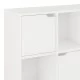 Βιβλιοθήκη Bookel σε λευκή απόχρωση 88.5x27.5x89.3εκ Βιβλιοθήκη Bookel σε λευκή απόχρωση 88.5x27.5x89.3εκ