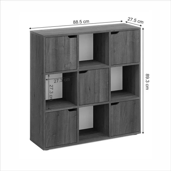 Βιβλιοθήκη Bookel σε λευκή απόχρωση 88.5x27.5x89.3εκ Βιβλιοθήκη Bookel σε λευκή απόχρωση 88.5x27.5x89.3εκ