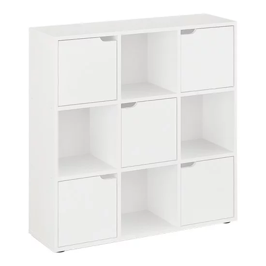 Βιβλιοθήκη Bookel σε λευκή απόχρωση 88.5x27.5x89.3εκ Βιβλιοθήκη Bookel σε λευκή απόχρωση 88.5x27.5x89.3εκ