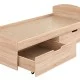 Κρεβάτι Regan  με συρτάρια σε oak απόχρωση 90x200εκ