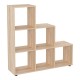Βιβλιοθήκη Schody  σε oak απόχρωση 105.5x29.2x107εκ