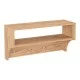 Κρεμάστρα Crosta  σε oak απόχρωση 80x28x40εκ