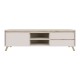 Έπιπλο τηλεόρασης Belka  κρεμ με oak 155x45x53,6εκ