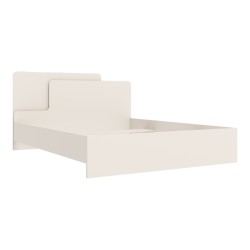 Κρεβάτι διπλό Lucabel  κρεμ 160x200εκ