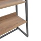Βιβλιοθήκη Ryder καρυδί-μαύρο 75x36x185εκ Βιβλιοθήκη Ryder καρυδί-μαύρο 75x36x185εκ