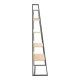 Βιβλιοθήκη Ryder σε oak-μαύρη απόχρωση 75x36x185εκ Βιβλιοθήκη Ryder σε oak-μαύρη απόχρωση 75x36x185εκ