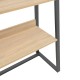 Βιβλιοθήκη Ryder σε oak-μαύρη απόχρωση 75x36x185εκ Βιβλιοθήκη Ryder σε oak-μαύρη απόχρωση 75x36x185εκ