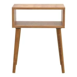 Κομοδίνο Hank  σε φυσική απόχρωση 45x30x60εκ