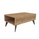 Τραπέζι Marla σε oak απόχρωση 90x56x40εκ Τραπέζι Marla σε oak απόχρωση 90x56x40εκ