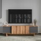 Έπιπλο τηλεόρασης Aramos σε ανθρακί-oak απόχρωση 180x33x50εκ Έπιπλο τηλεόρασης Aramos σε ανθρακί-oak απόχρωση 180x33x50εκ