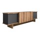 Έπιπλο τηλεόρασης Aramos σε ανθρακί-oak απόχρωση 180x33x50εκ Έπιπλο τηλεόρασης Aramos σε ανθρακί-oak απόχρωση 180x33x50εκ