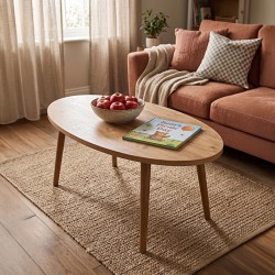 Τραπέζι σαλονιού Sartori  oak 90x45x43εκ