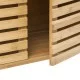 Πάγκος-ντουλάπι μπάνιου Sicela  χρώμα φυσικό 60x28x80εκ