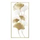 Διακοσμητικό τοίχου Flowerty χρυσό μέταλλο 50x2x100εκ Διακοσμητικό τοίχου Flowerty χρυσό μέταλλο 50x2x100εκ