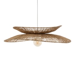 Φωτιστικό οροφής Nestor  Ε27 σε φυσική απόχρωση Φ69.5x9εκ