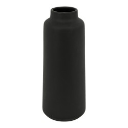 Βάζο Bender  κεραμικό σε μαύρη απόχρωση Φ12x30εκ