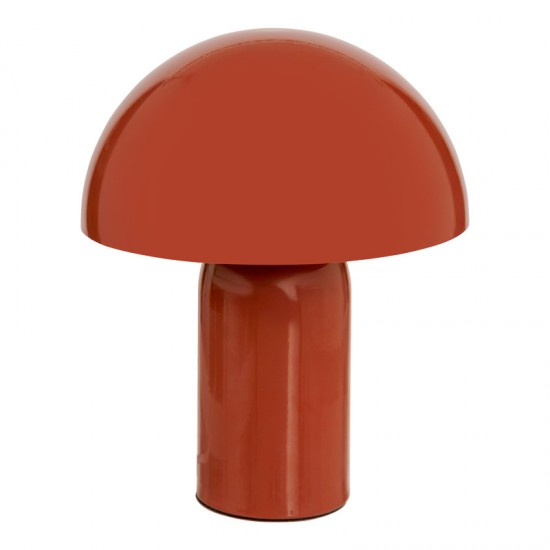 Επιτραπέζιο φωτιστικό Mushi μέταλλο σε terracotta απόχρωση Φ20x24,5εκ Επιτραπέζιο φωτιστικό Mushi μέταλλο σε terracotta απόχρωση Φ20x24,5εκ