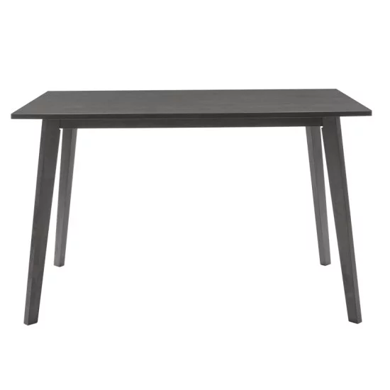 Tραπεζαρία Benson - Toto  σετ 5τμχ rustic grey - ύφασμα γκρι 120x75x75εκ