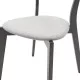 Tραπεζαρία Benson - Toto  σετ 5τμχ rustic grey - ύφασμα γκρι 120x75x75εκ
