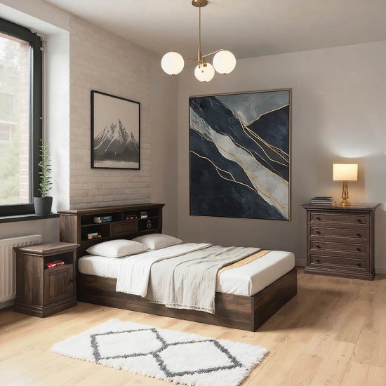 Σετ κρεβατοκάμαρας Mozart  3 τμχ 160x200εκ