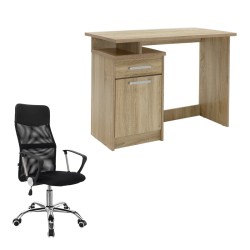 Φοιτητικό πακέτο επίπλων γραφείου Study 3  σετ 2 τμχ