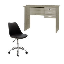 Φοιτητικό πακέτο επίπλων γραφείου Michael -Gaston II  σετ 2 τμχ