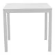 Τραπεζαρία Kliton - Pino σετ 3τεμ  αλουμίνιο σε λευκή απόχρωση 80x80x74εκ