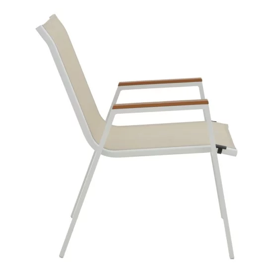 Τραπεζαρία Nares-Azelie A σετ 5τεμ λευκό αλουμίνιο και plywood σε φυσική απόχρωση 140x80x72.5εκ Τραπεζαρία Nares-Azelie A σετ 5τεμ λευκό αλουμίνιο και plywood σε φυσική απόχρωση 140x80x72.5εκ