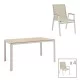 Τραπεζαρία Nares-Azelie A σετ 5τεμ λευκό αλουμίνιο και plywood σε φυσική απόχρωση 140x80x72.5εκ Τραπεζαρία Nares-Azelie A σετ 5τεμ λευκό αλουμίνιο και plywood σε φυσική απόχρωση 140x80x72.5εκ