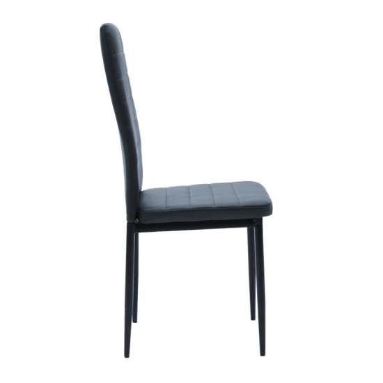 Τραπεζαρία Cuba-Parker σετ 3τεμ mdf σε sonoma-μαύρη απόχρωση 70x70x75cm Τραπεζαρία Cuba-Parker σετ 3τεμ mdf σε sonoma-μαύρη απόχρωση 70x70x75cm