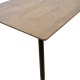 Τραπεζαρία Cuba-Parker σετ 3τεμ mdf σε sonoma-μαύρη απόχρωση 70x70x75cm Τραπεζαρία Cuba-Parker σετ 3τεμ mdf σε sonoma-μαύρη απόχρωση 70x70x75cm