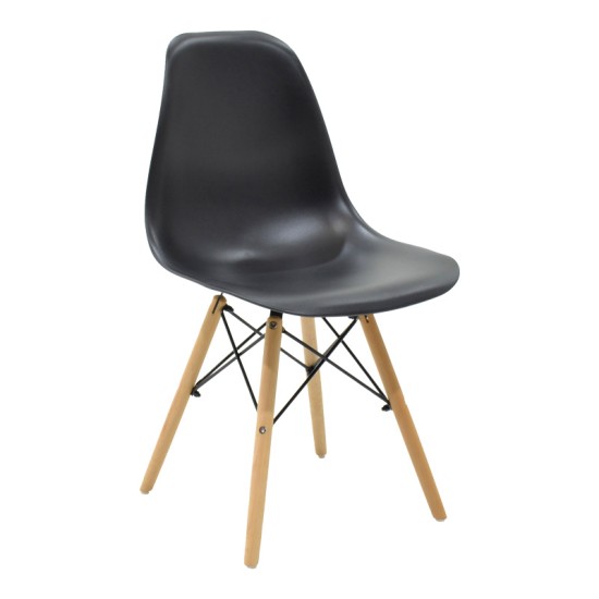 Τραπεζαρία Cuba-Julita σετ 5τεμ MDF sonoma-μαύρο-φυσικό 120x70x76εκ Τραπεζαρία Cuba-Julita σετ 5τεμ MDF sonoma-μαύρο-φυσικό 120x70x76εκ