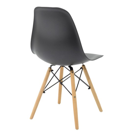 Τραπεζαρία Cuba-Julita σετ 5τεμ MDF sonoma-μαύρο-φυσικό 120x70x76εκ Τραπεζαρία Cuba-Julita σετ 5τεμ MDF sonoma-μαύρο-φυσικό 120x70x76εκ