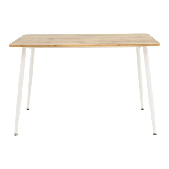 Τραπεζαρία Cuba-Parker σετ 5τεμ sonoma-λευκό 120x80x75εκ Τραπεζαρία Cuba-Parker σετ 5τεμ sonoma-λευκό 120x80x75εκ