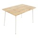 Τραπεζαρία Cuba-Parker σετ 5τεμ sonoma-λευκό 120x80x75εκ Τραπεζαρία Cuba-Parker σετ 5τεμ sonoma-λευκό 120x80x75εκ