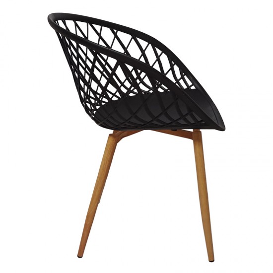 Τραπεζαρία Manka-Parker σετ 3τεμ σε λευκή απόχρωση 80x80x77εκ Τραπεζαρία Manka-Parker σετ 3τεμ σε λευκή απόχρωση 80x80x77εκ