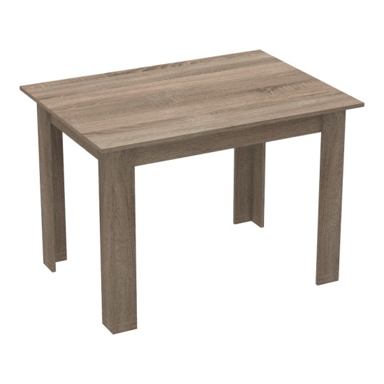 Τραπεζαρία Manka-Bella σετ 5τεμ σε sonoma truffle απόχρωση 110x80x70εκ Τραπεζαρία Manka-Bella σετ 5τεμ σε sonoma truffle απόχρωση 110x80x70εκ