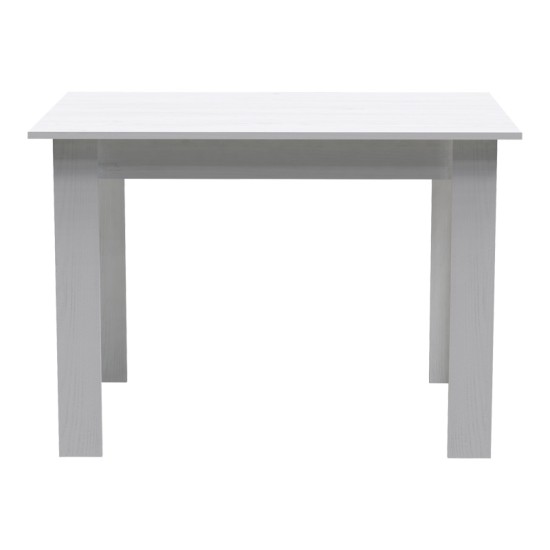 Τραπεζαρία Manka-Aurora I σετ 5τεμ σε λευκή απόχρωση 110x80x77εκ Τραπεζαρία Manka-Aurora I σετ 5τεμ σε λευκή απόχρωση 110x80x77εκ